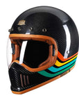 Men's Full Face Motorcycle Helmet Carbon Fiber Lightweight DOT ECE Approved 0