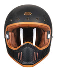 Men’s Full Face Motorcycle Helmet Carbon Fiber Lightweight DOT ECE Approved 1
