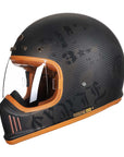 Men’s Full Face Motorcycle Helmet Carbon Fiber Lightweight DOT ECE Approved 2