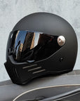 Men’s Full Face Motorcycle Helmet DOT ECE Approved ABS Dark Visor 1