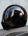 Men’s Full Face Motorcycle Helmet DOT ECE Approved ABS Dark Visor 4