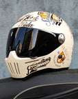 Men’s Full Face Motorcycle Helmet DOT ECE Approved ABS Dark Visor 7