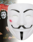 Men’s Full Face Plastic Halloween Mask | Anonymous Cosplay 2