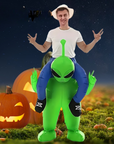 Men’s Funny Inflatable Halloween Alien Costume | Ride On Illusion 4