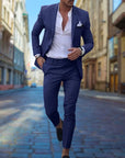 Men's Linen Slim Fit Suit for Weddings & Formal Events 2