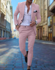 Men's Linen Slim Fit Suit for Weddings & Formal Events 4