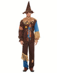 Men’s Long Sleeve Halloween Scarecrow Costume Set | Classic 0