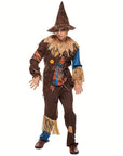 Men’s Long Sleeve Halloween Scarecrow Costume Set | Classic 2