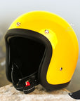Men’s Low Profile Motorcycle Helmet Vintage DOT ECE Approved Fiberglass 6