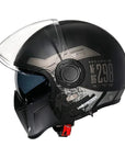 Men’s Motorcycle Helmet Double Lens Vintage Modular ABS 13