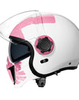 Men’s Motorcycle Helmet Double Lens Vintage Modular ABS 17
