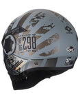 Men’s Motorcycle Helmet Double Lens Vintage Modular ABS 3