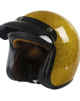 Men’s Open Face Helmet Lightweight DOT Certified Fiberglass 4