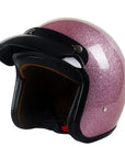 Men’s Open Face Helmet Lightweight DOT Certified Fiberglass 5