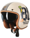 Men’s Open Face Motorcycle Helmet Lightweight ABS with EPS Foam 1