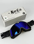 Men's Retro Motorcycle Goggles Fit Over Glasses Durable UV Protection HD Lens 7