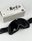 Men's Retro Motorcycle Goggles Fit Over Glasses Durable UV Protection HD Lens 9