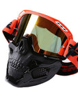 Men’s Skull Motorcycle Mask Protective Gear with Adjustable Fit 1