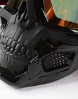 Men’s Skull Motorcycle Mask Protective Gear with Adjustable Fit 2