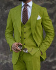 Men's Three-Piece Breathable Fabric Suit 0