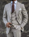 Men's Three-Piece Breathable Fabric Suit 5
