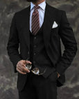 Men's Three-Piece Breathable Fabric Suit 8