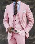 Men's Three-Piece Breathable Fabric Suit 9