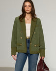 Mikaela | Corduroy Lapel Metal Button Blazer 3