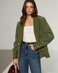 Mikaela | Corduroy Lapel Metal Button Blazer 4