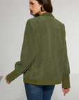Mikaela | Corduroy Lapel Metal Button Blazer 5