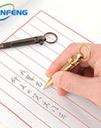 Mini Brass Tactical Pen Keychain – Durable Self-Defense Tool with Smooth Writing for Everyday Use 2