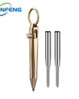 Mini Brass Tactical Pen Keychain – Durable Self-Defense Tool with Smooth Writing for Everyday Use 7