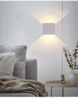 Minimalist Wall Sconce Lighting Elegant Aluminium Iron Design 6