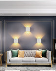 Minimalist Wall Sconce Lighting Elegant Aluminium Iron Design 7