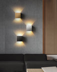 Minimalist Wall Sconce Lighting Elegant Aluminium Iron Design 8