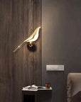 Modern LED Wall Sconce Bird Design Elegant Home Lighting Energy-Efficient 6