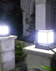 Modern Outdoor Lamp – Sleek Aluminum Cube Light Fixture for Garden, Terrace, and Pathway Illumination 3