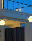 Modern Outdoor Solar Pillar Lamp - Weatherproof Garden Light with Dual-Layer Moonlight Design 10