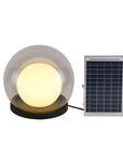 Modern Outdoor Solar Pillar Lamp - Weatherproof Garden Light with Dual-Layer Moonlight Design 5
