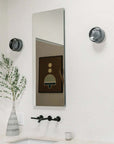 Modern Wall Light Elegant Dimpled Design Metal and Glass Sconce 2
