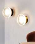 Modern Wall Sconce Lighting Circular Design LED Metal 15W 4