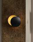 Modern Wall Sconce Lighting Metal LED Solar Eclipse Design Decorative Wall Lamp 3