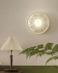 Modern Wall Sconce Milky Coffee Resin Contemporary Design Lighting 1
