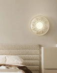 Modern Wall Sconce Milky Coffee Resin Contemporary Design Lighting 3