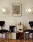 Modern Wall Sconce Milky Coffee Resin Contemporary Design Lighting 6