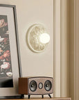 Modern Wall Sconce Milky Coffee Resin Contemporary Design Lighting 7