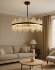 MonteLume | Modern Crystal Black Chandelier Terri 1