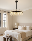MonteLume | Modern Crystal Black Chandelier Terri 2