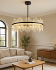 MonteLume | Modern Crystal Black Chandelier Terri 3