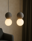 Movia | Elegant Obsidian Pendant Lamp 1